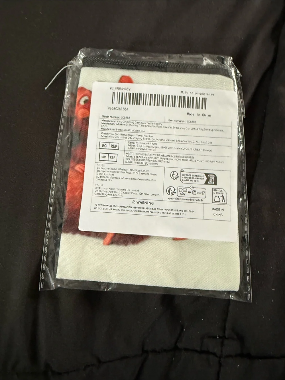 Ratatouille Makeup Bag
